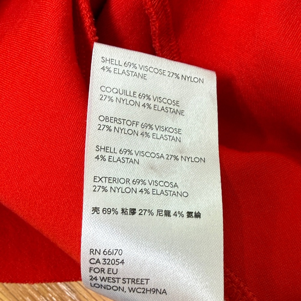 Anthropologie Red Sleeveless Peplum Tank - Picture 5 of 5
